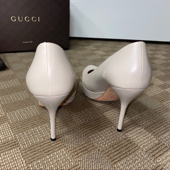 Authentic nude Gucci pumps - Picture 8 of 12